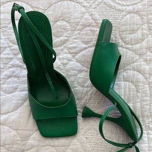 Zara Emerald Green Women's Heels